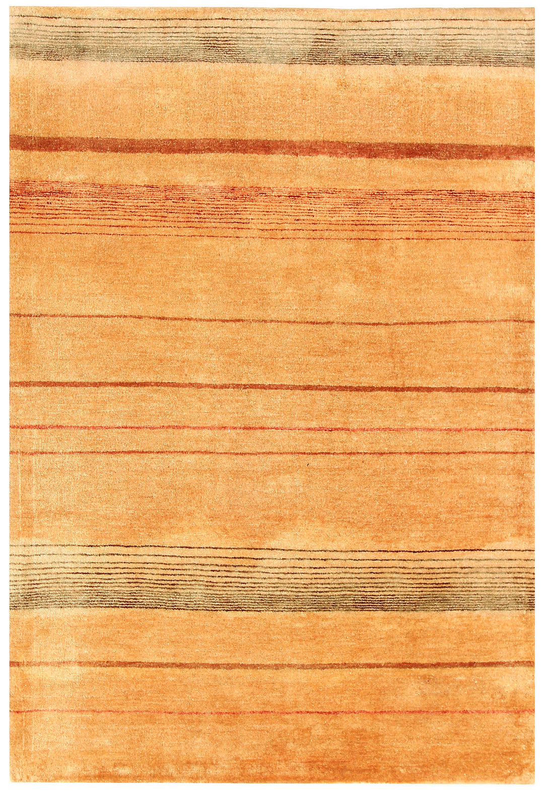 Sandy Brown Gabbeh 4' 1 x 6' - No. 55789 - ALRUG Rug Store