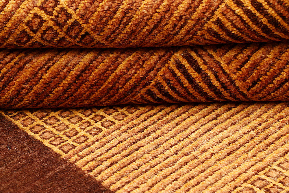 Sandy Brown Gabbeh 4' 3 x 6' - No. 55796 - ALRUG Rug Store