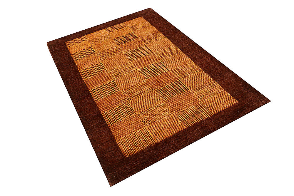 Sandy Brown Gabbeh 4' 3 x 6' - No. 55796 - ALRUG Rug Store