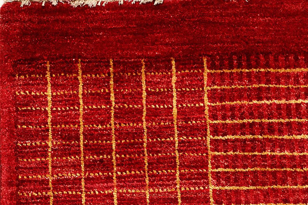 Red Gabbeh 4' 1 x 6' 3 - No. 55803 - ALRUG Rug Store