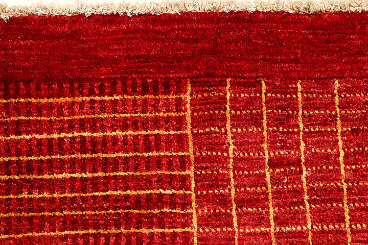 Red Gabbeh 4' 1 x 6' 3 - No. 55803 - ALRUG Rug Store