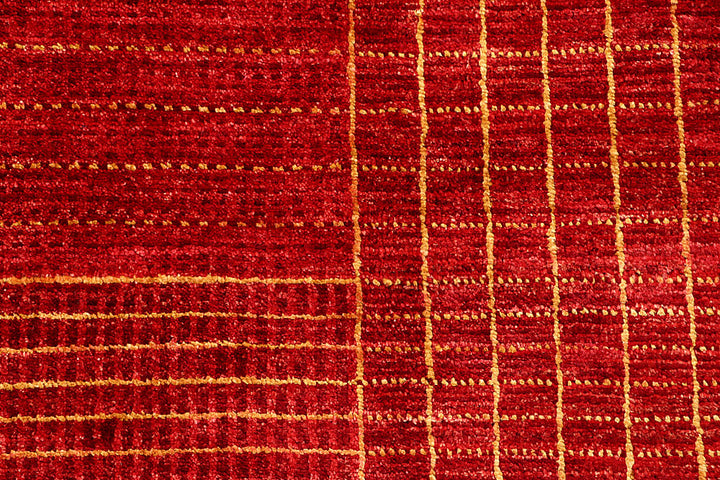 Red Gabbeh 4' 1 x 6' 3 - No. 55803 - ALRUG Rug Store