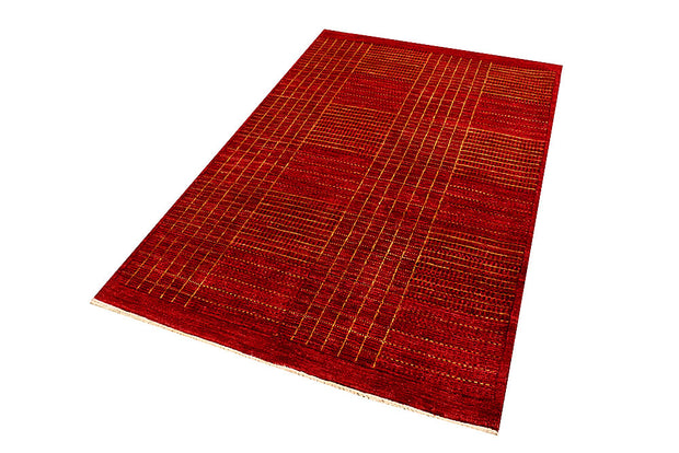 Red Gabbeh 4' 1 x 6' 3 - No. 55803 - ALRUG Rug Store