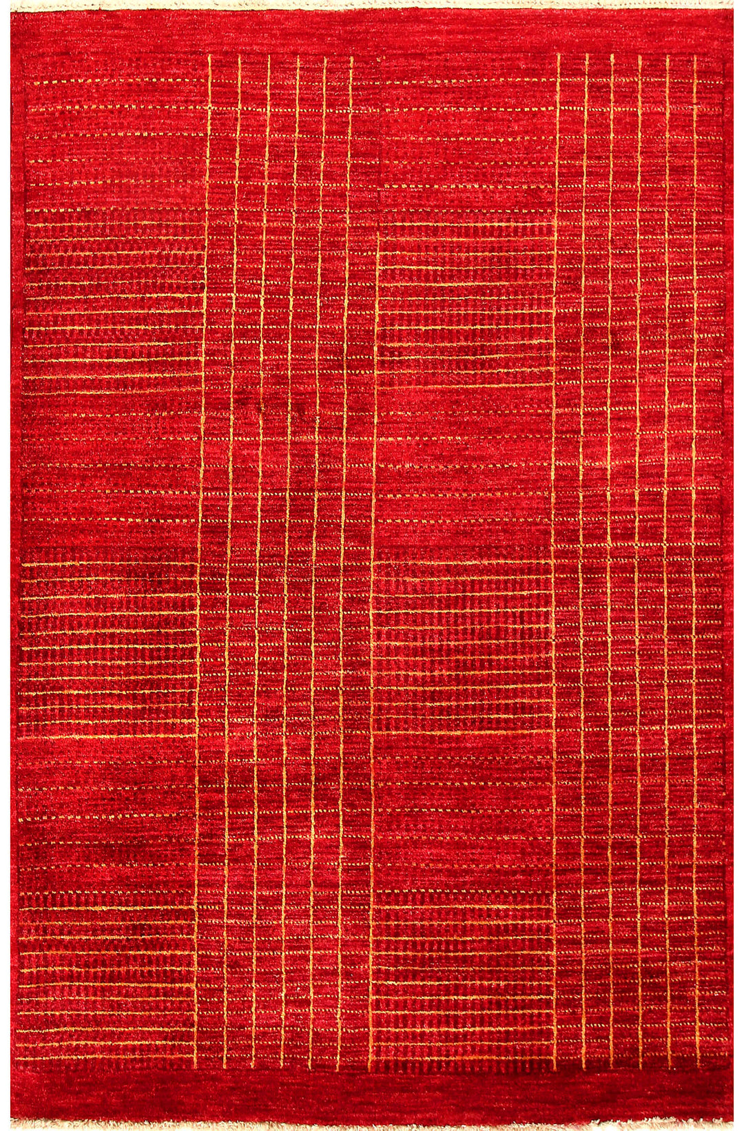 Red Gabbeh 4' 1 x 6' 3 - No. 55803 - ALRUG Rug Store