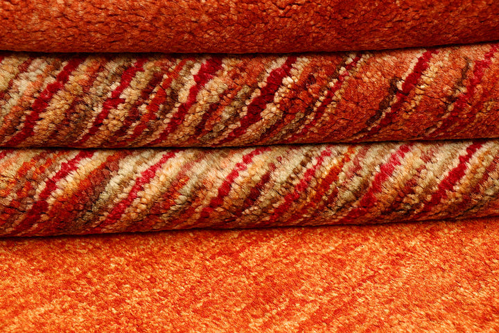 Orange Red Gabbeh 3' 11 x 6' 4 - No. 55804 - ALRUG Rug Store