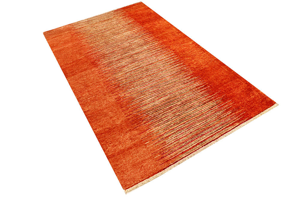 Orange Red Gabbeh 3' 11 x 6' 4 - No. 55804 - ALRUG Rug Store