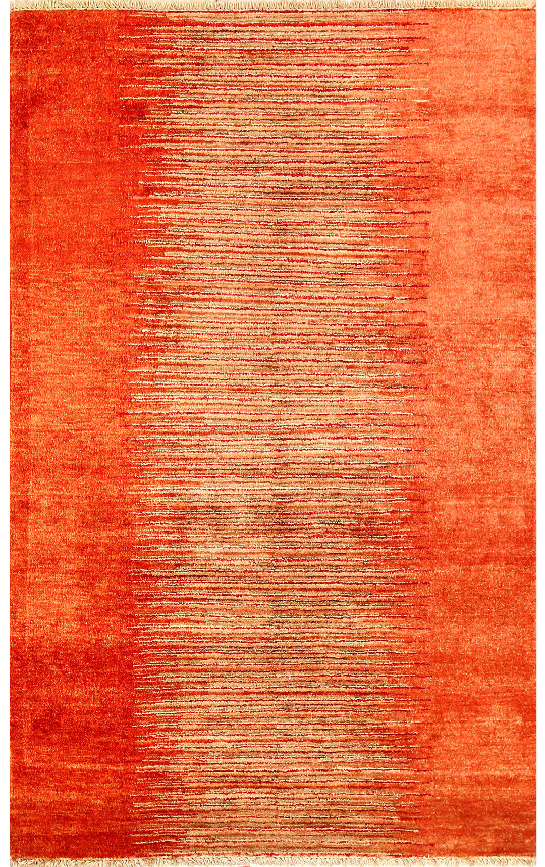 Orange Red Gabbeh 3' 11 x 6' 4 - No. 55804 - ALRUG Rug Store