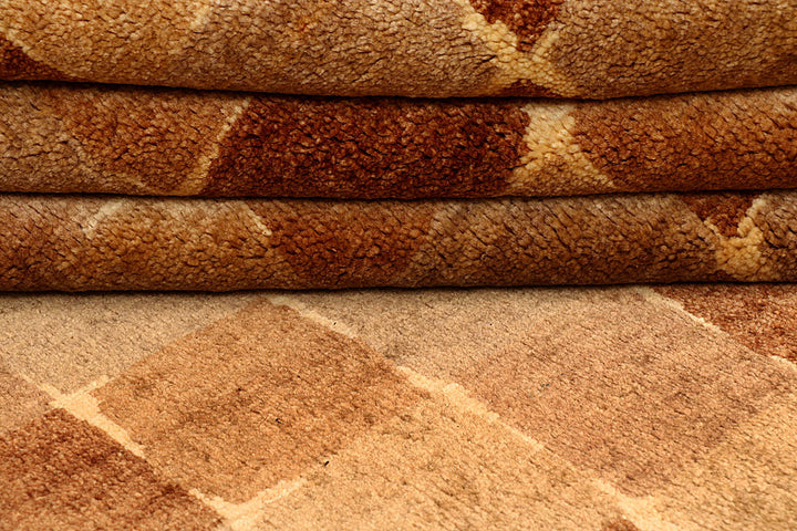 Sandy Brown Gabbeh 4' x 5' 11 - No. 55805 - ALRUG Rug Store