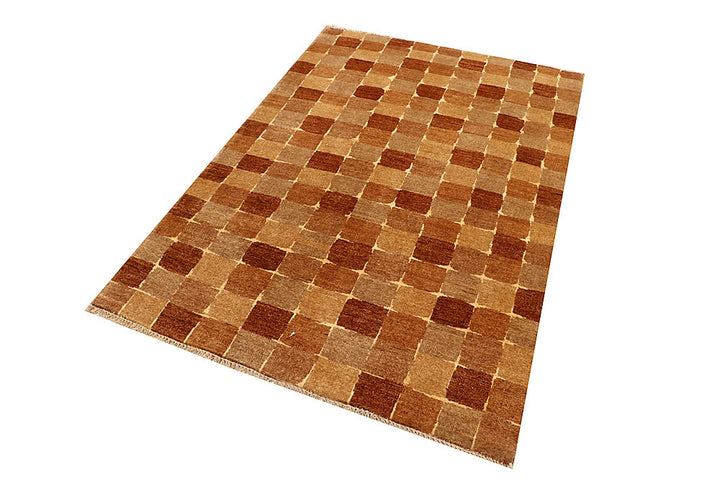 Sandy Brown Gabbeh 4' x 5' 11 - No. 55805 - ALRUG Rug Store
