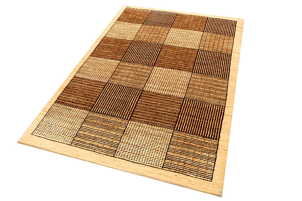 Wheat Gabbeh 4' 2 x 6' 2 - No. 55820 - ALRUG Rug Store