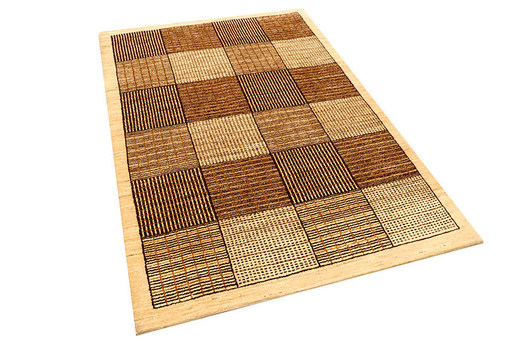 Wheat Gabbeh 4' 2 x 6' 2 - No. 55820 - ALRUG Rug Store