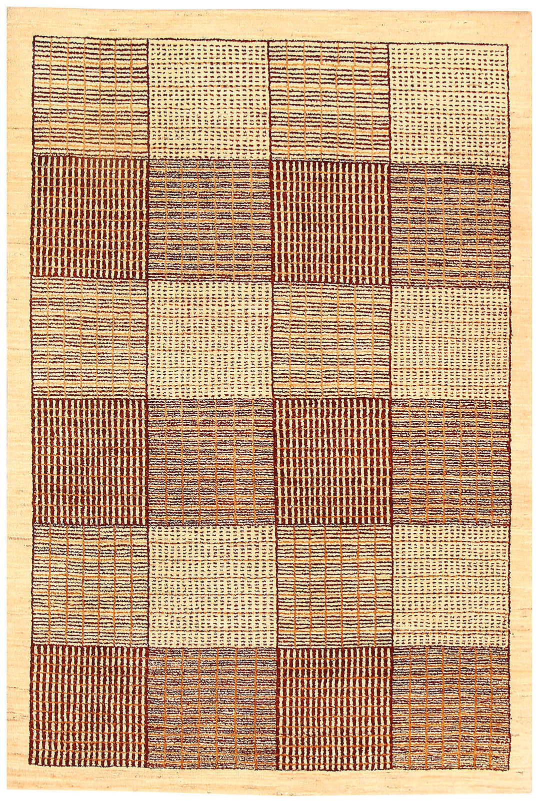Wheat Gabbeh 4' 2 x 6' 2 - No. 55820 - ALRUG Rug Store