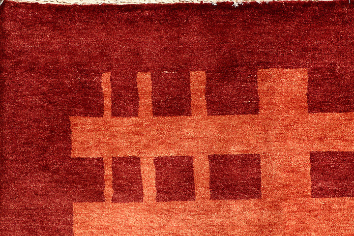 Firebrick Gabbeh 8' 2 x 9' 8 - No. 55828 - ALRUG Rug Store