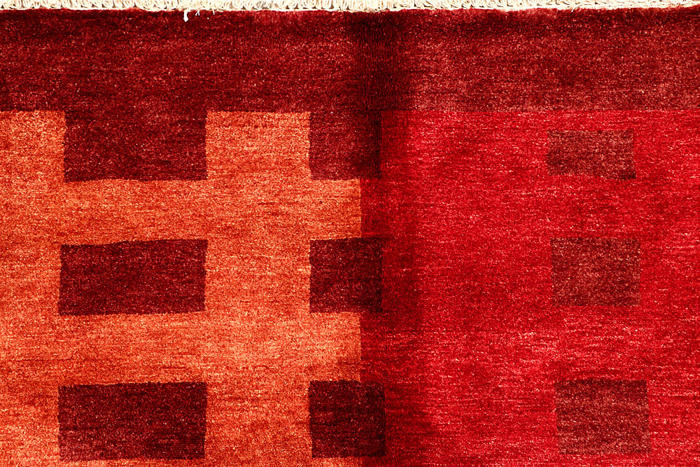 Firebrick Gabbeh 8' 2 x 9' 8 - No. 55828 - ALRUG Rug Store