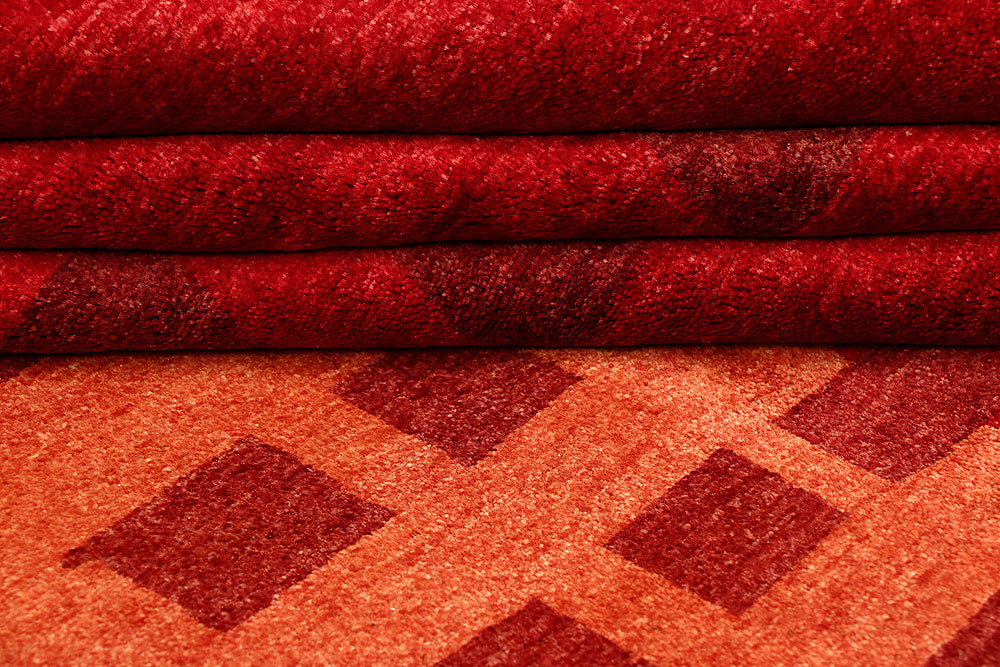 Firebrick Gabbeh 8' 2 x 9' 8 - No. 55828 - ALRUG Rug Store