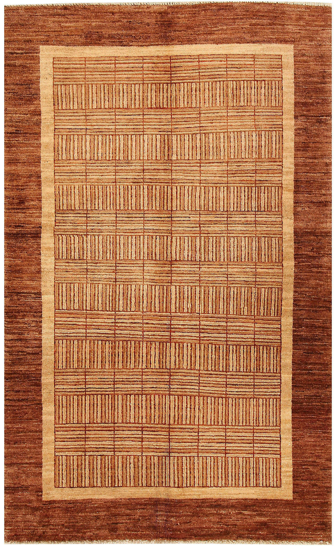 Burlywood Gabbeh 3' 9 x 6' 1 - No. 55831 - ALRUG Rug Store