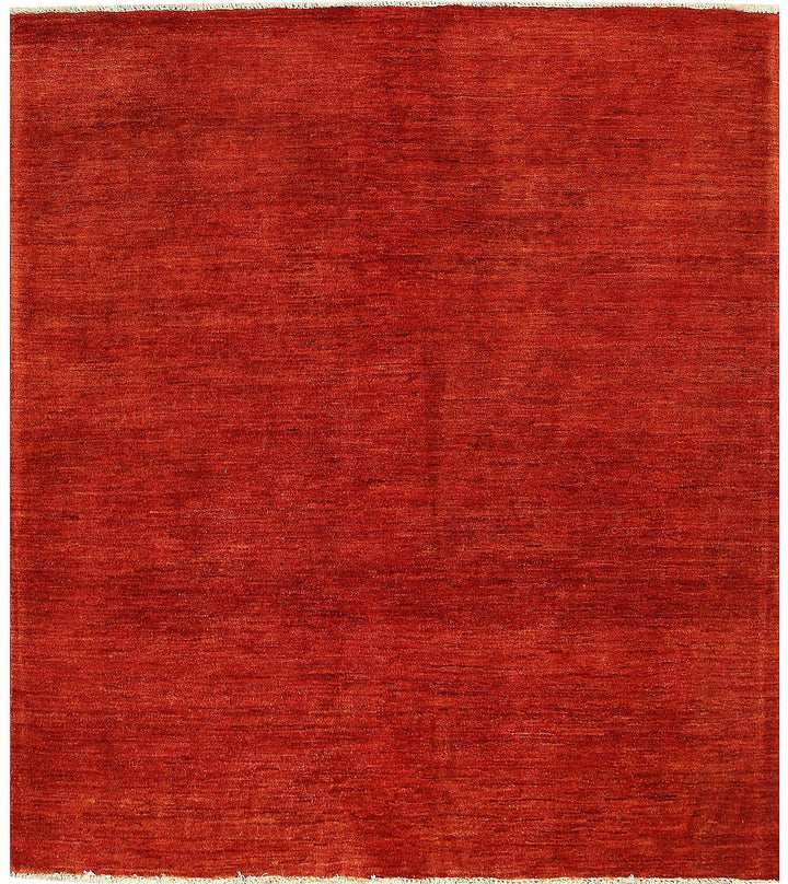 Firebrick Gabbeh 5' 7 x 6' 2 - No. 55832 - ALRUG Rug Store