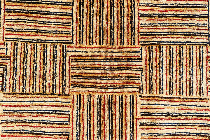 Multi Colored Gabbeh 6' 7 x 9' 9 - No. 55837 - ALRUG Rug Store