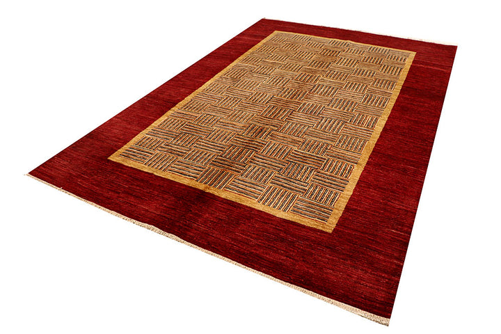 Multi Colored Gabbeh 6' 7 x 9' 9 - No. 55837 - ALRUG Rug Store