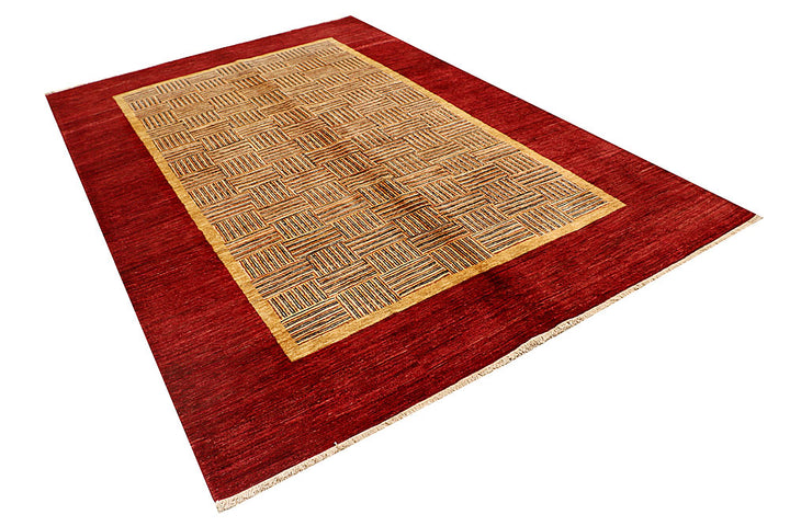 Multi Colored Gabbeh 6' 7 x 9' 9 - No. 55837 - ALRUG Rug Store