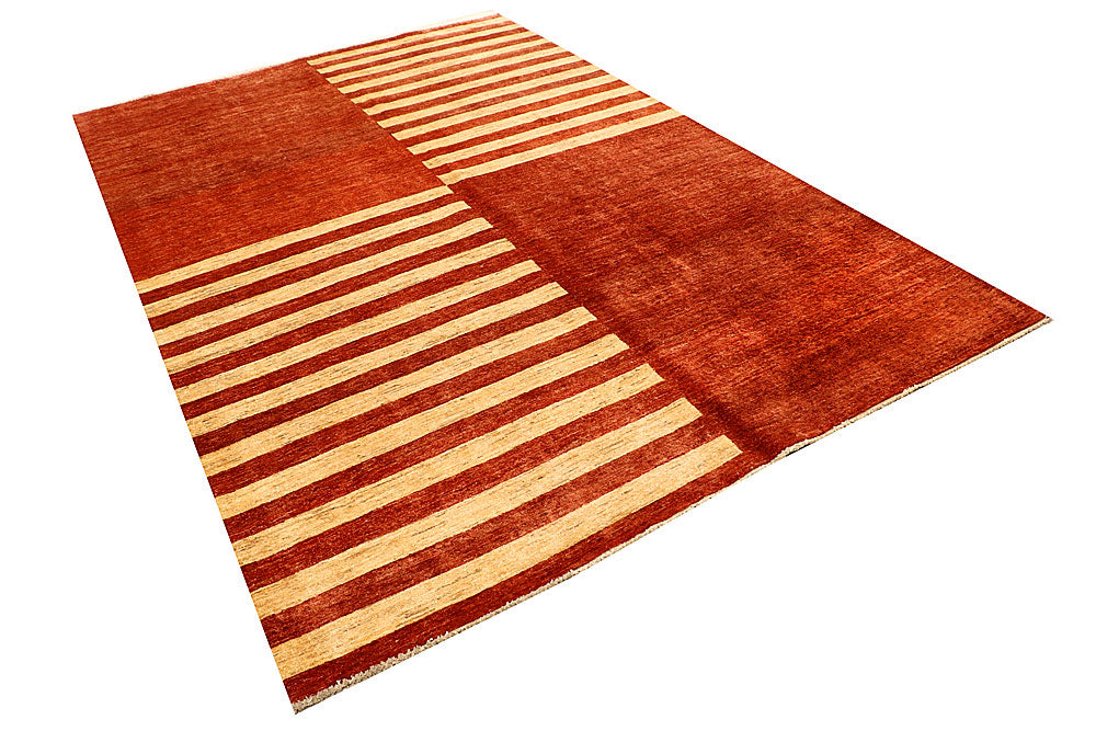 Tomato Gabbeh 6' 5 x 9' 5 - No. 55841 - ALRUG Rug Store