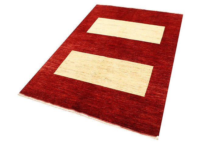 Firebrick Gabbeh 4' 5 x 6' - No. 55842 - ALRUG Rug Store