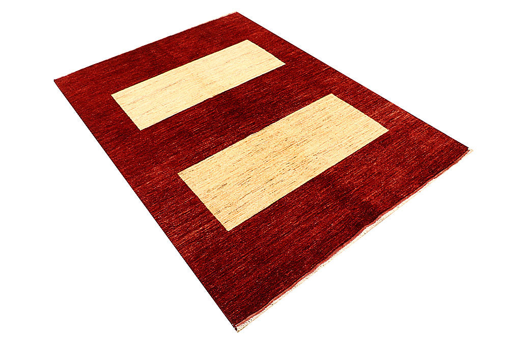 Firebrick Gabbeh 4' 5 x 6' - No. 55842 - ALRUG Rug Store
