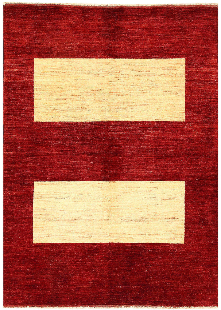 Firebrick Gabbeh 4' 5 x 6' - No. 55842 - ALRUG Rug Store