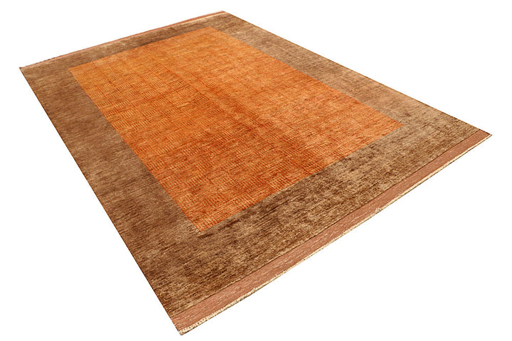 Dark Orange Gabbeh 6' 6 x 9' - No. 55843 - ALRUG Rug Store