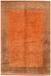 Dark Orange Gabbeh 6' 6 x 9' - No. 55843 - ALRUG Rug Store