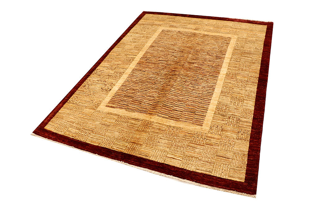Wheat Gabbeh 4' 11 x 6' 5 - No. 55844 - ALRUG Rug Store