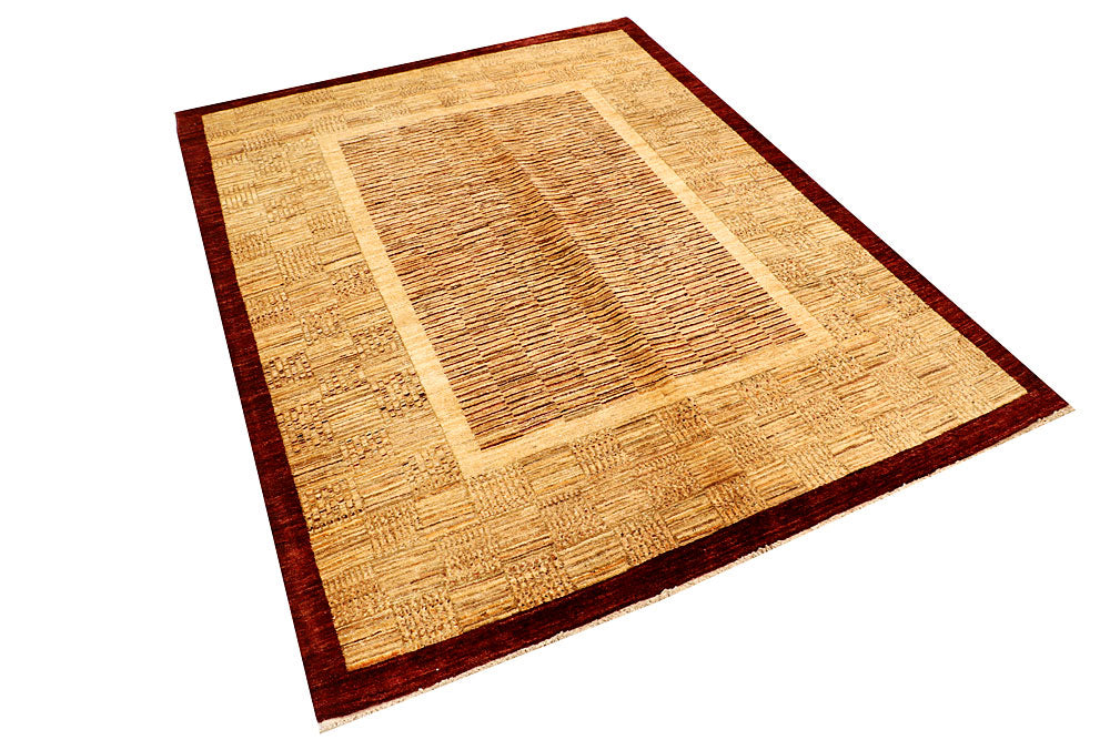 Wheat Gabbeh 4' 11 x 6' 5 - No. 55844 - ALRUG Rug Store