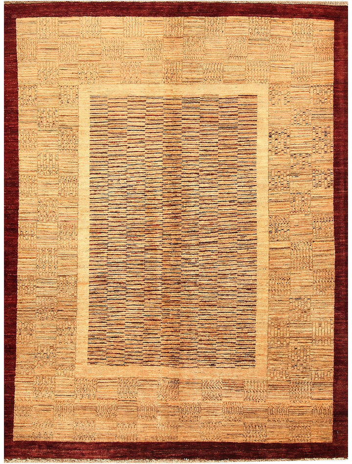 Wheat Gabbeh 4' 11 x 6' 5 - No. 55844 - ALRUG Rug Store