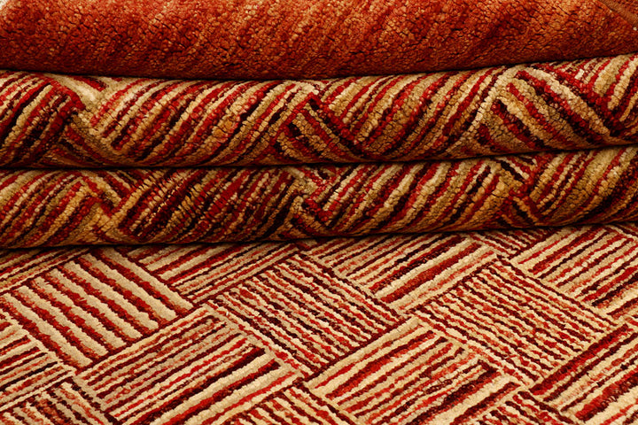 Multi Colored Gabbeh 5' 9 x 9' - No. 55849 - ALRUG Rug Store