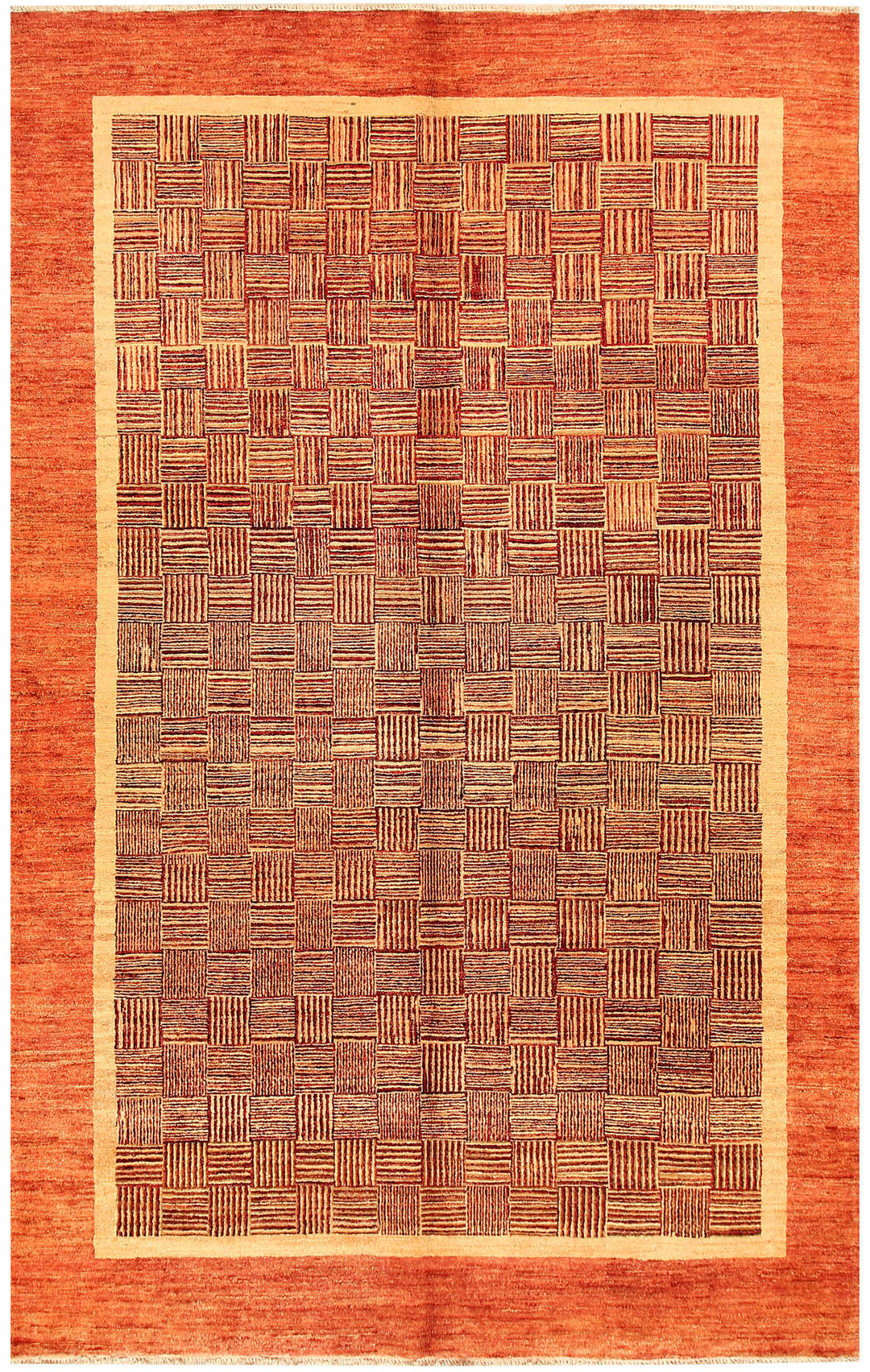 Multi Colored Gabbeh 5' 9 x 9' - No. 55849 - ALRUG Rug Store