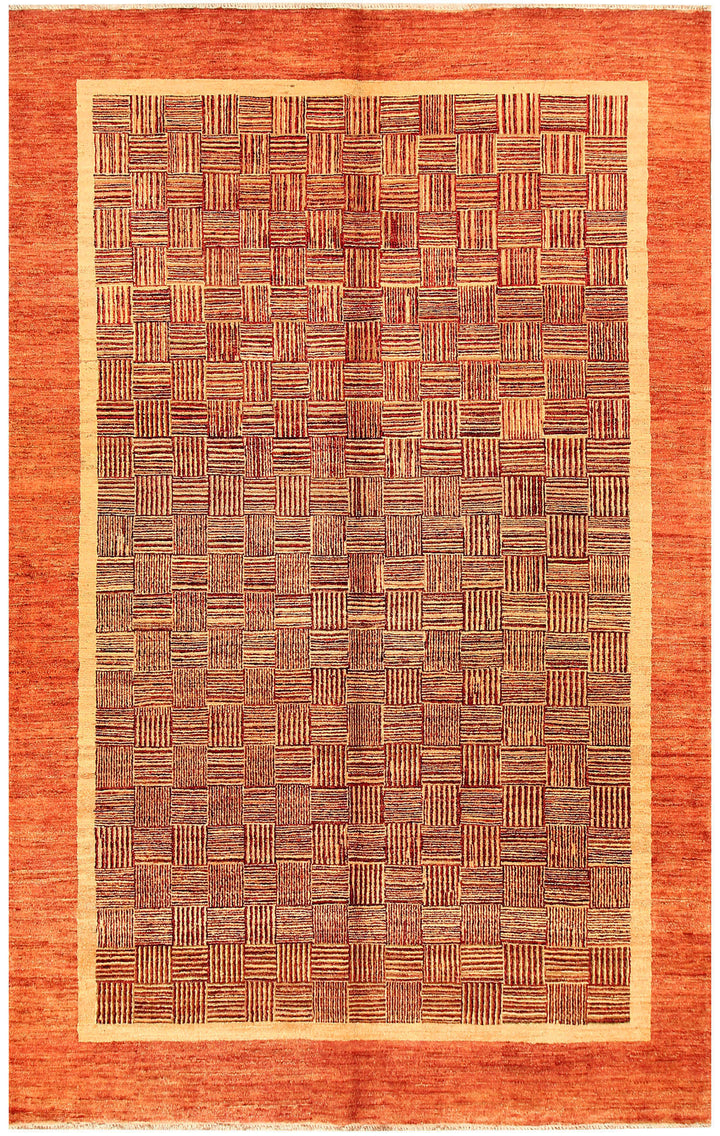 Multi Colored Gabbeh 5' 9 x 9' - No. 55849 - ALRUG Rug Store