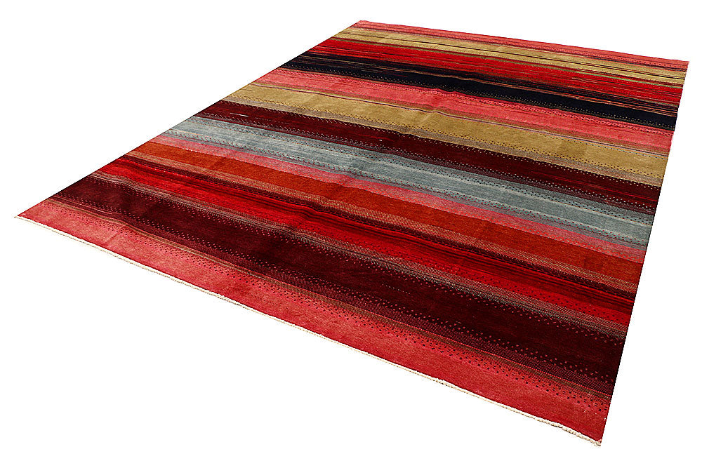 Multi Colored Gabbeh 8' 7 x 10' 11 - No. 55851 - ALRUG Rug Store