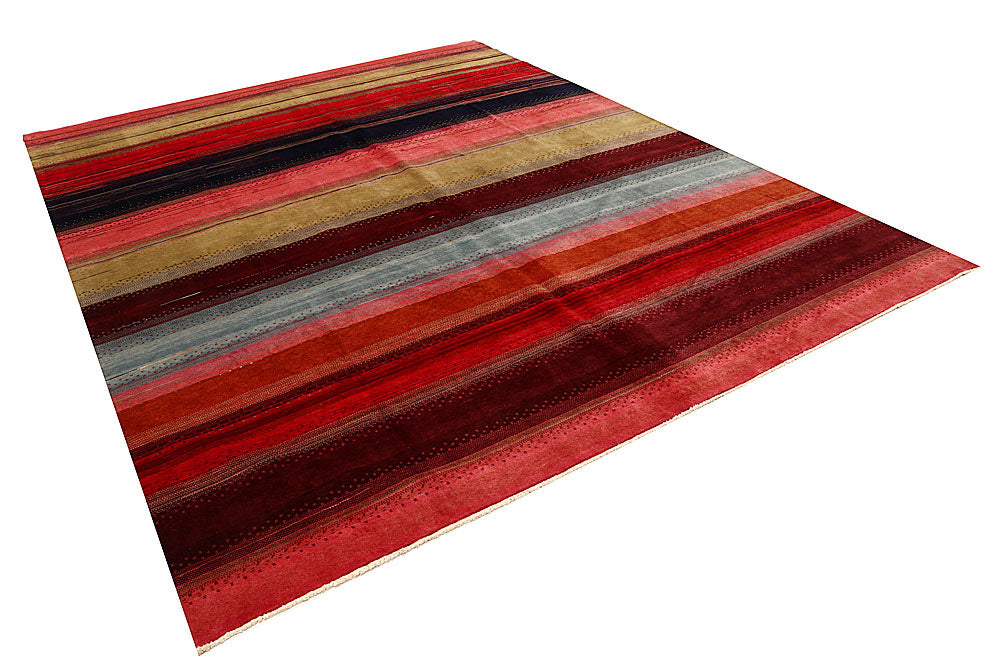 Multi Colored Gabbeh 8' 7 x 10' 11 - No. 55851 - ALRUG Rug Store
