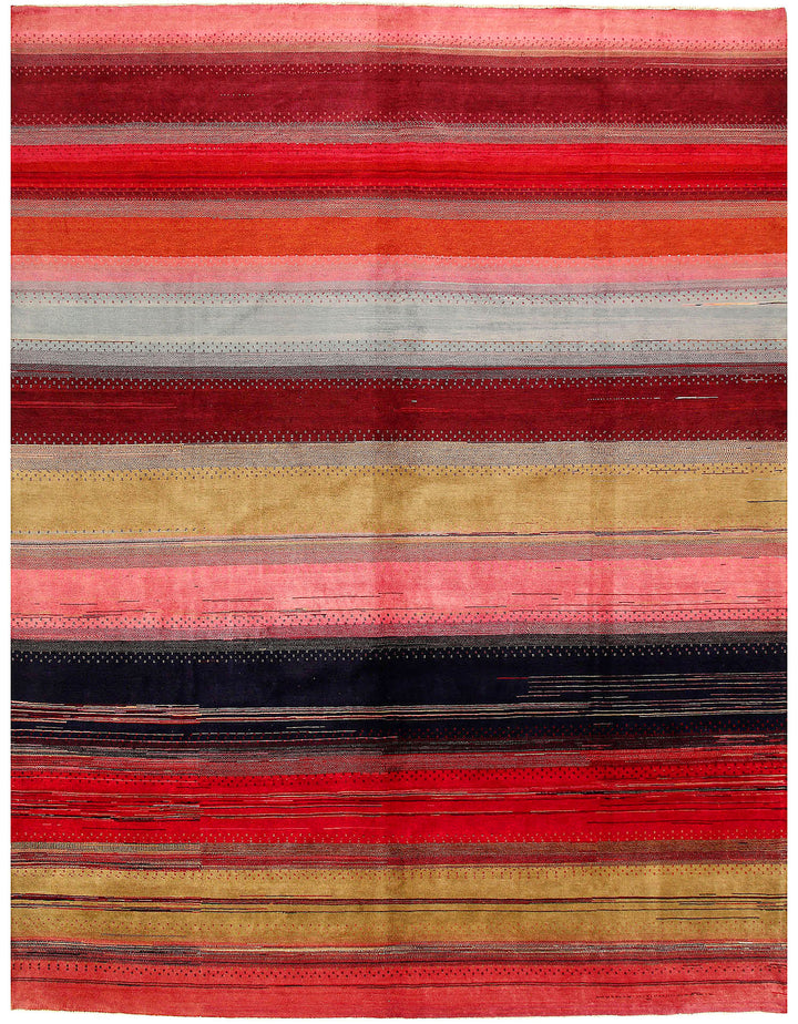 Multi Colored Gabbeh 8' 7 x 10' 11 - No. 55851 - ALRUG Rug Store