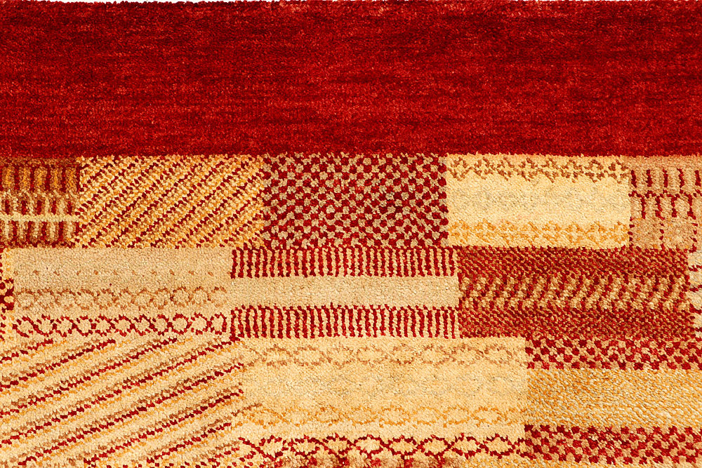 Multi Colored Gabbeh 6' 7 x 9' 5 - No. 55855 - ALRUG Rug Store