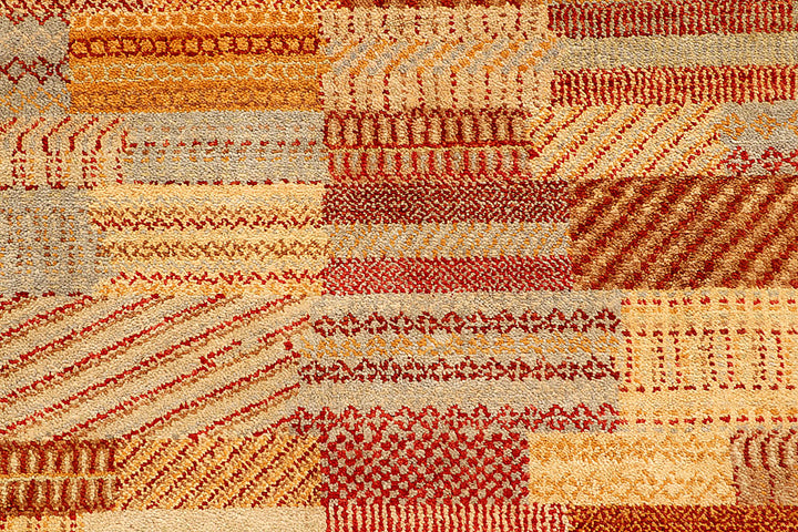 Multi Colored Gabbeh 6' 7 x 9' 5 - No. 55855 - ALRUG Rug Store