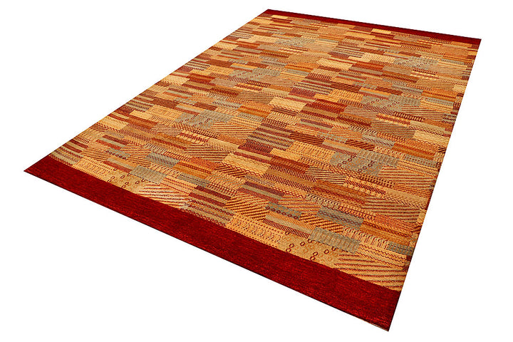 Multi Colored Gabbeh 6' 7 x 9' 5 - No. 55855 - ALRUG Rug Store