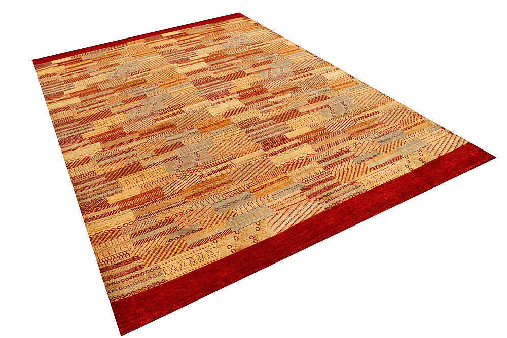 Multi Colored Gabbeh 6' 7 x 9' 5 - No. 55855 - ALRUG Rug Store
