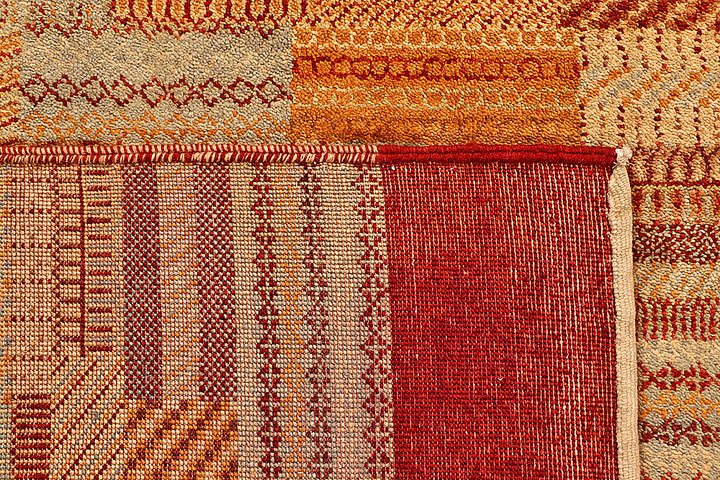 Multi Colored Gabbeh 6' 7 x 9' 5 - No. 55855 - ALRUG Rug Store