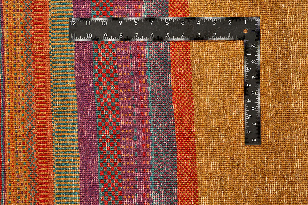 Multi Colored Gabbeh 6' 7 x 9' 6 - No. 55856 - ALRUG Rug Store