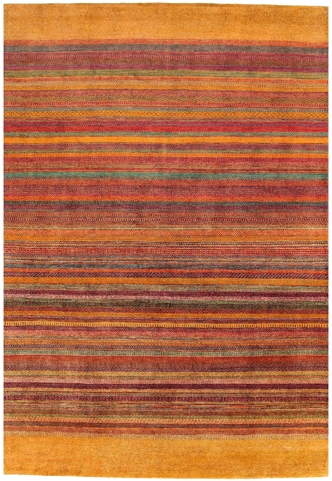 Multi Colored Gabbeh 6' 7 x 9' 6 - No. 55856 - ALRUG Rug Store