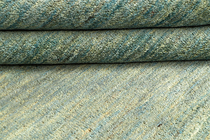 Dark Sea Green Gabbeh 6' 5 x 9' 11 - No. 55858 - ALRUG Rug Store