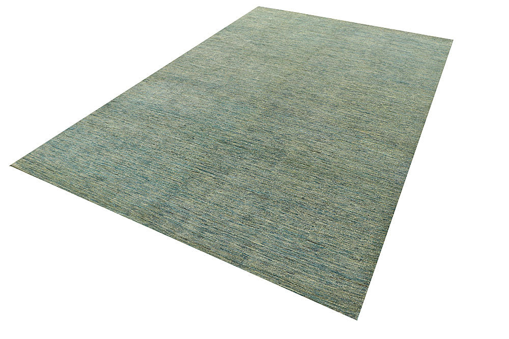 Dark Sea Green Gabbeh 6' 5 x 9' 11 - No. 55858 - ALRUG Rug Store