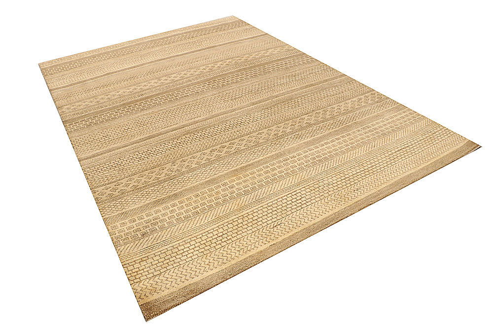 Navajo White Gabbeh 6' 6 x 9' 4 - No. 55860 - ALRUG Rug Store