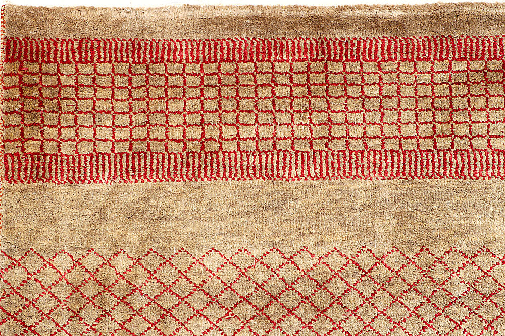 Sandy Brown Gabbeh 6' 8 x 9' 6 - No. 55862 - ALRUG Rug Store